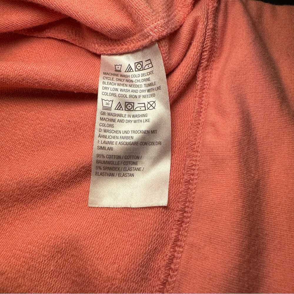 d&co Active | Women's Petite Coral Sweatshirt Size 1XP - Picture 5 of 6